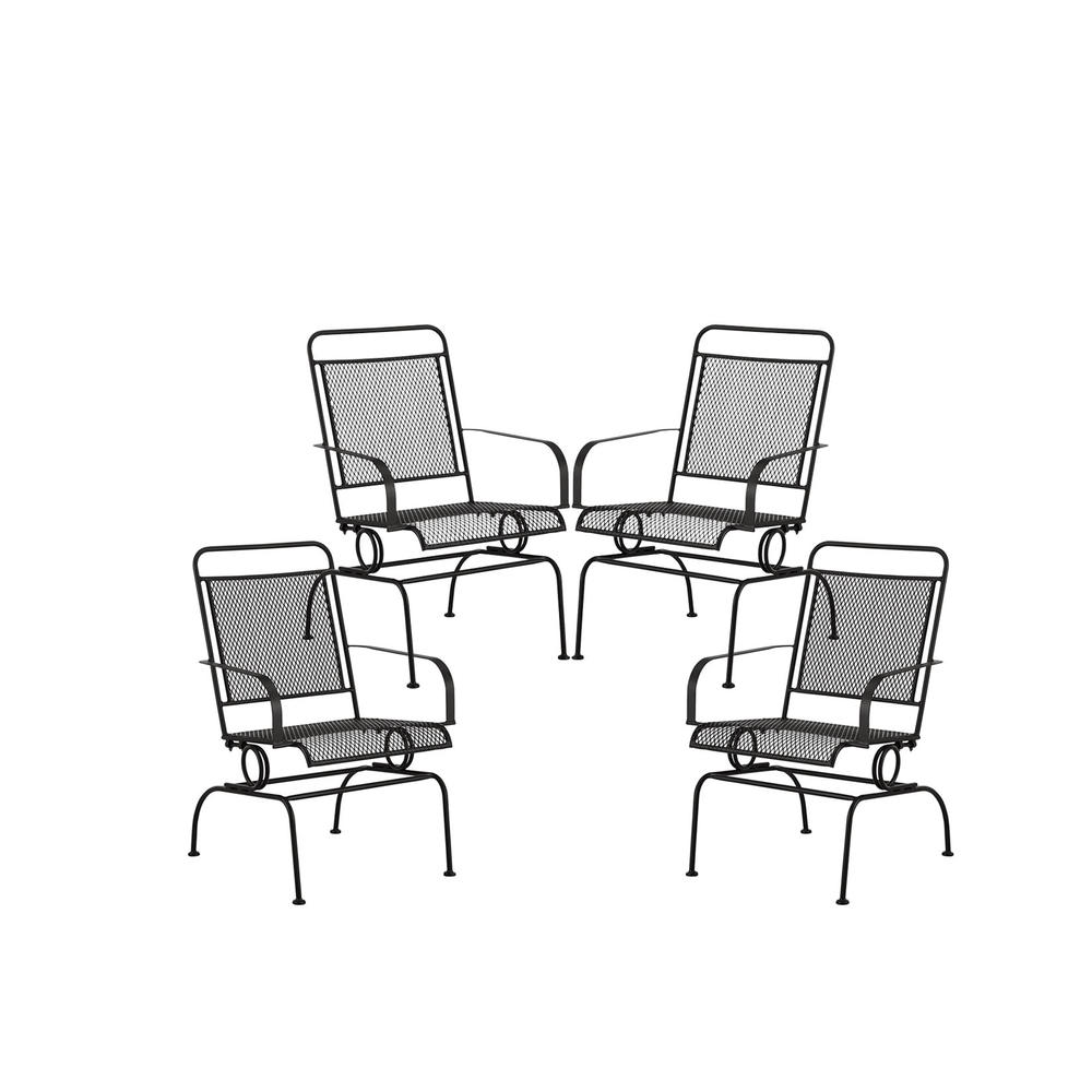 Sutton Rowe Rochester 4 Pack Motion Patio Dining Chairs *Limited Availability