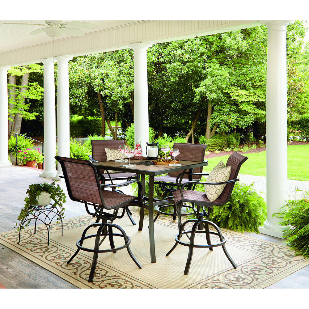 Jaclyn Smith Marion 5 pc. High Dining Patio Set