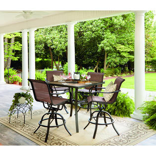 Jaclyn Smith Marion 5 Pc High Dining Patio Set