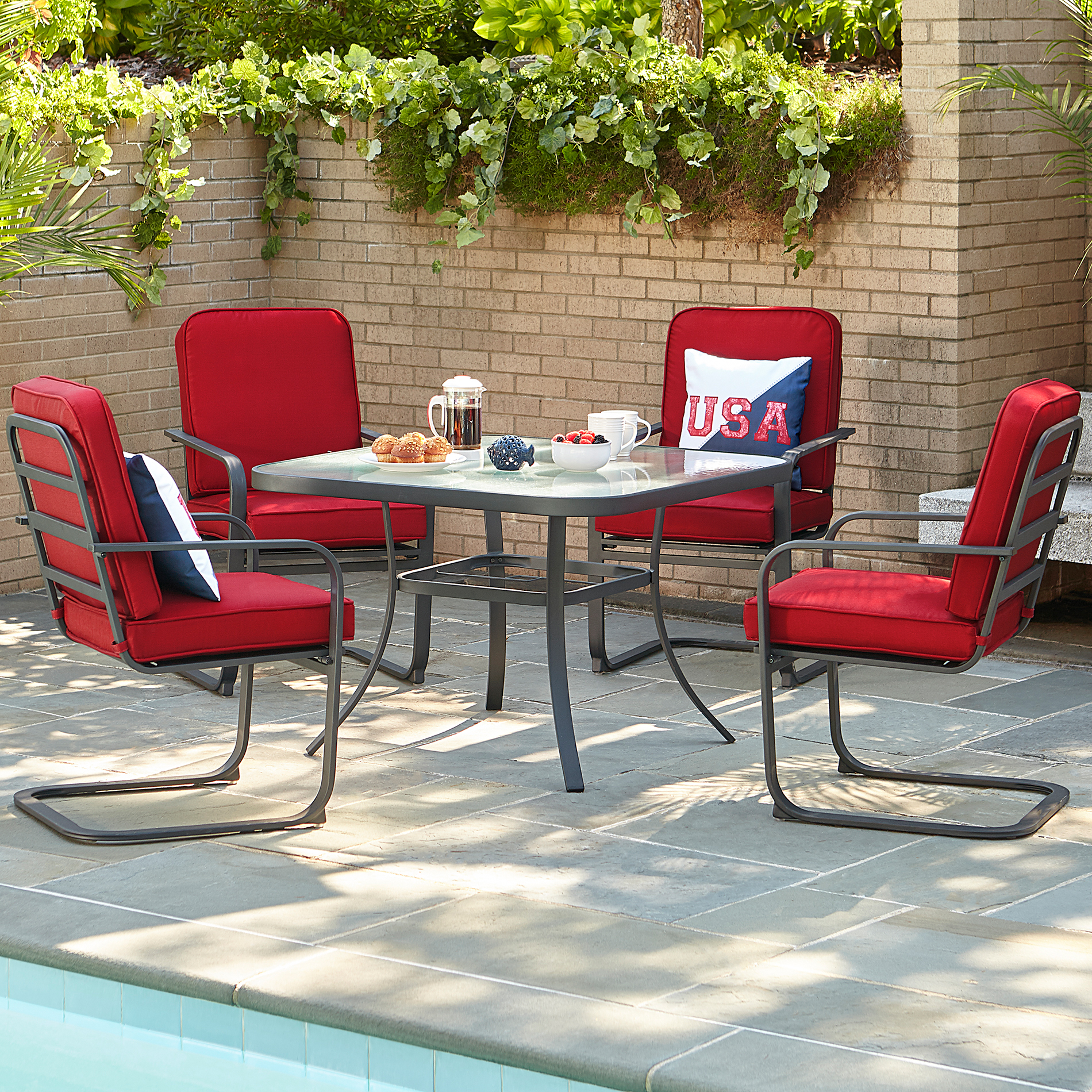 Essential Garden 5 Piece Dining Set