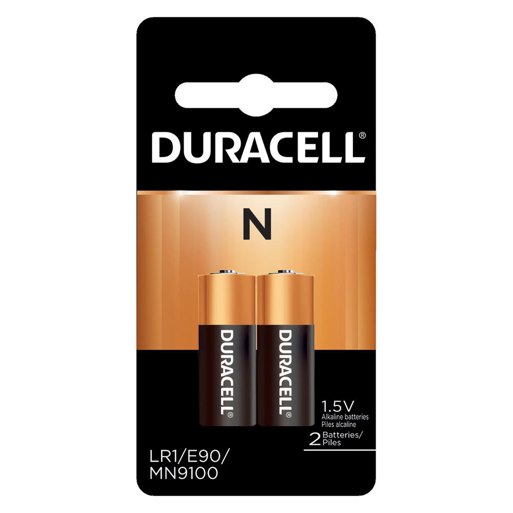 Duracell MN9100B2 Batteries, Alkaline, N, 2 ct