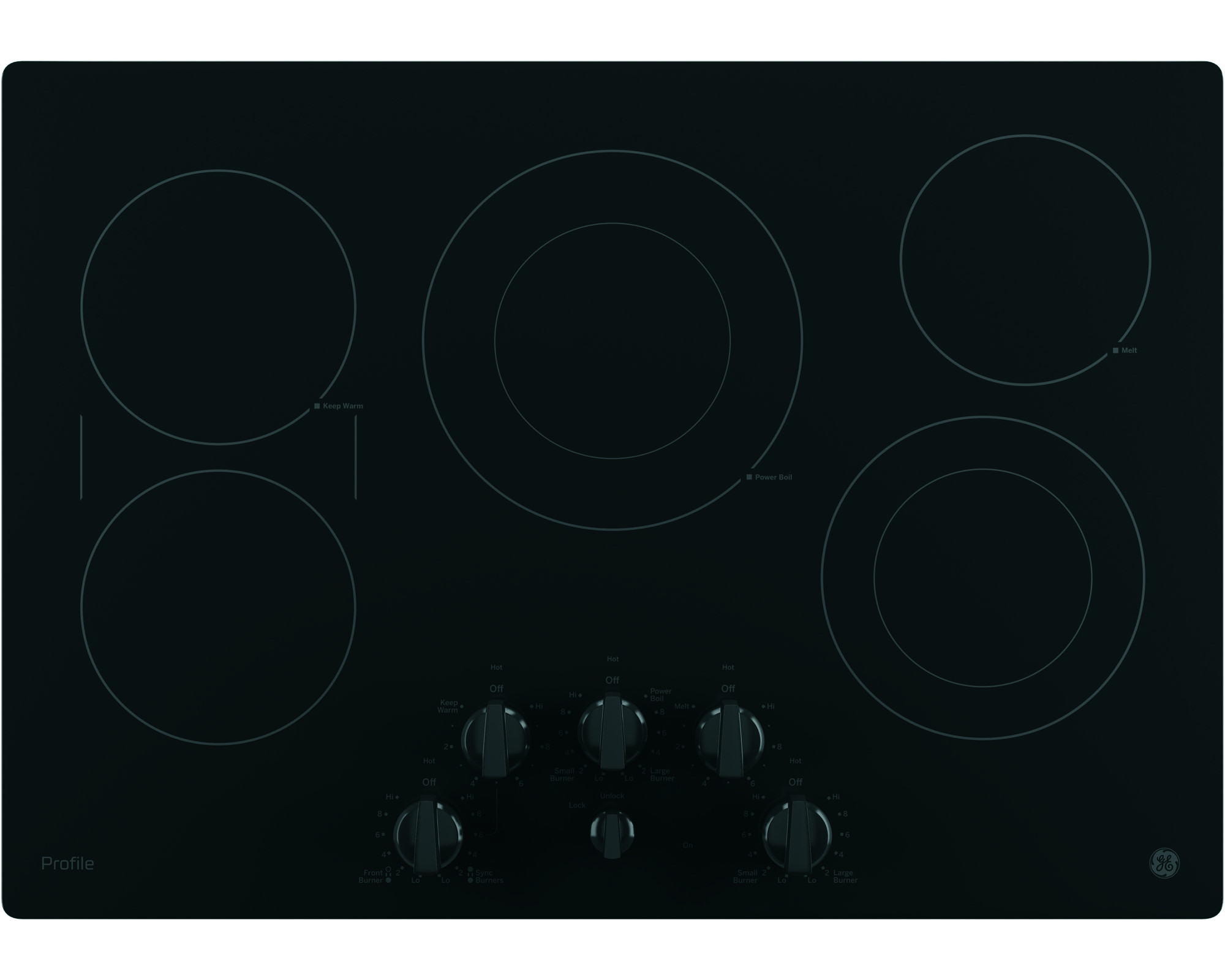 GE Profile 29.75 Electric Cooktop with 5 Burners Finish: Stainless Steel PP9030SJSS