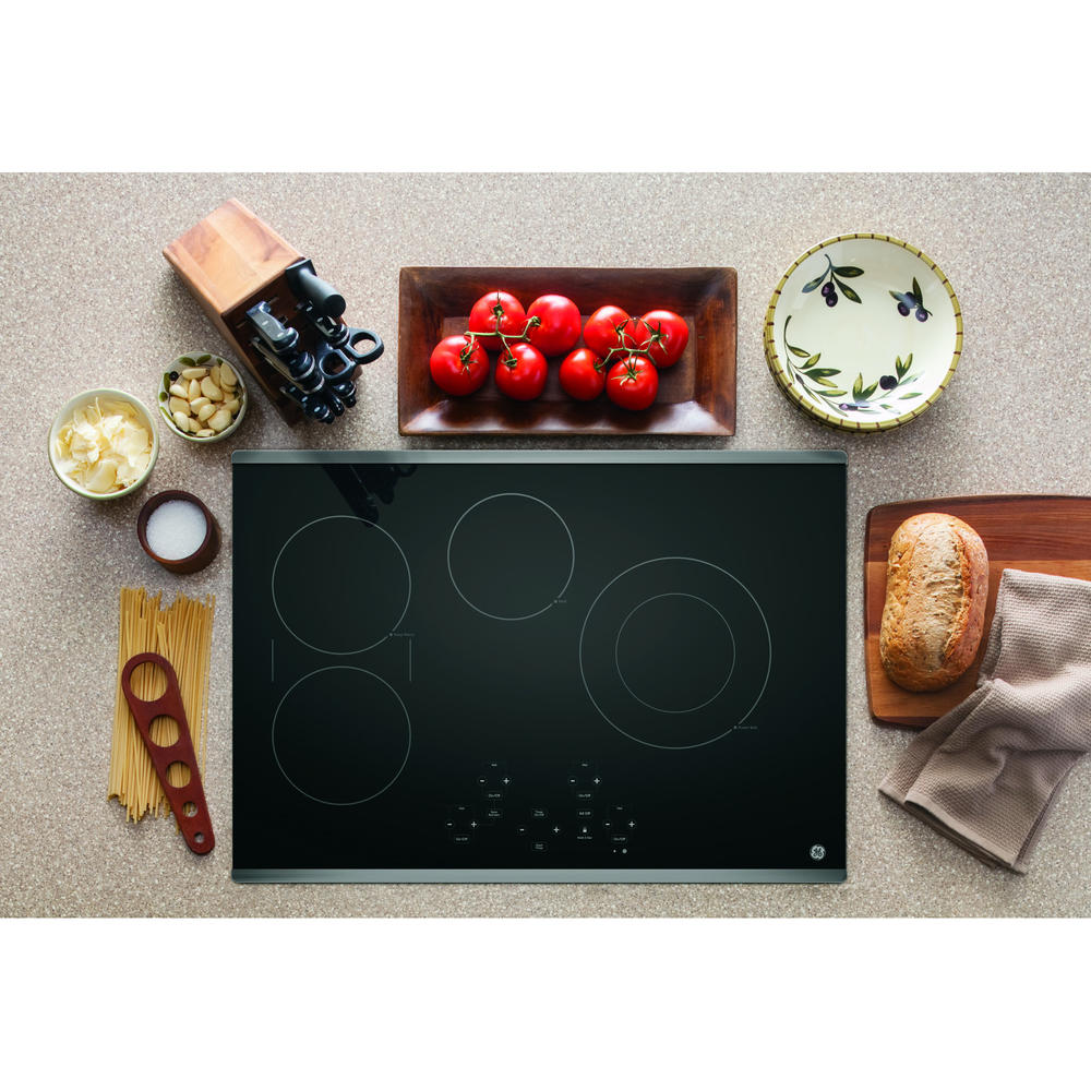 GE Appliances JP5030SJSS 30" BuiltIn Touch Control Electric Cooktop