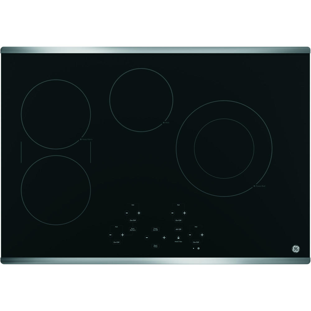 GE Appliances JP5030SJSS 30" BuiltIn Touch Control Electric Cooktop
