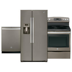ge slate appliances kitchen bundle suite piece