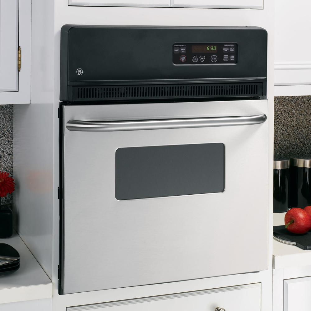 GE Appliances JRS06SKSS 24" Electric Single Standard Clean Wall Oven