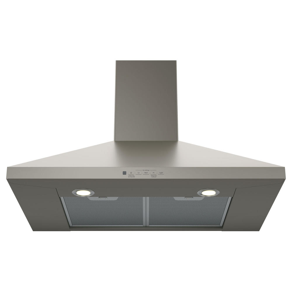 GE Appliances JVW5301EJES 30" WallMount Pyramid Chimney Hood Slate