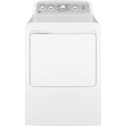 GE Appliances GTD45GASJWS 7.2 cu. ft. Gas Dryer w/ Aluminized Alloy Drum - White