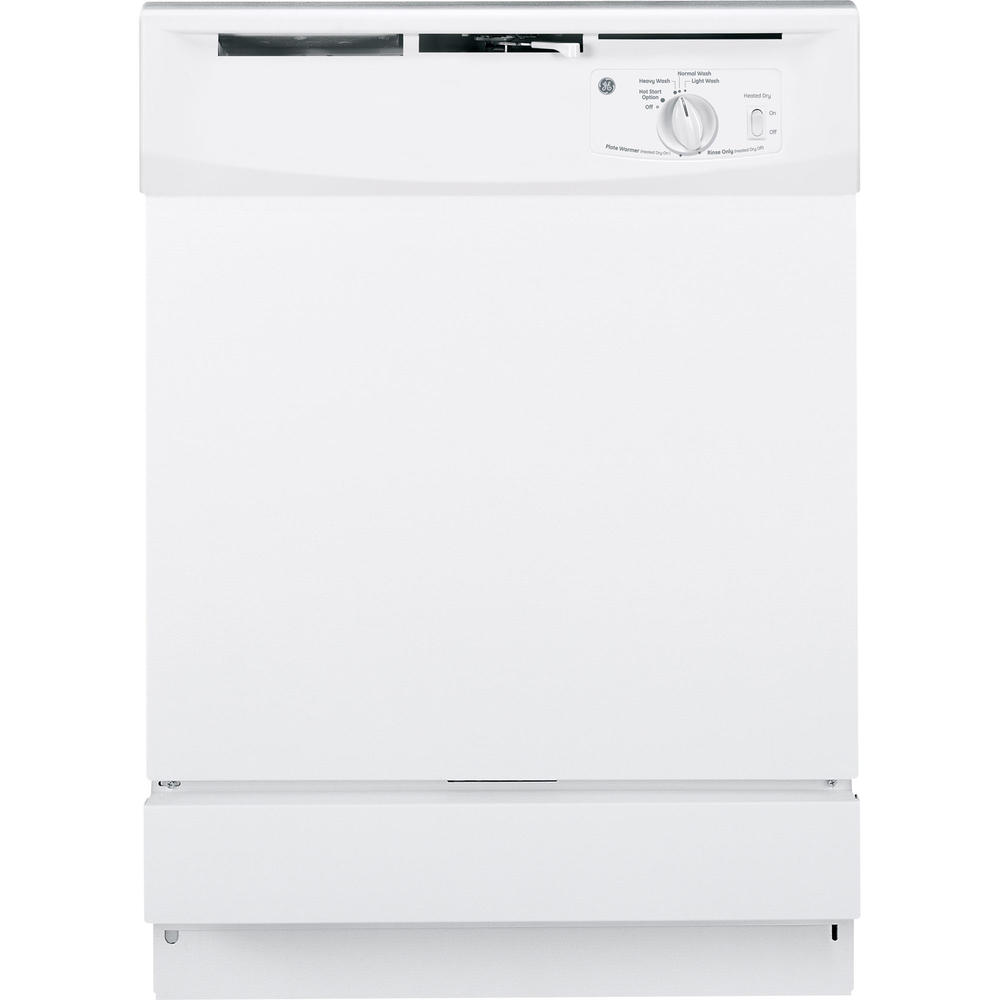 GE Appliances GSD2100VWW 24" Built-In Dishwasher - White