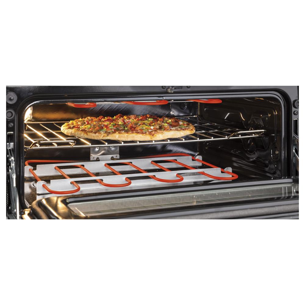GE Appliances JB860BJTS 30" Free-Standing Electric Double-Oven Convection Range - Black