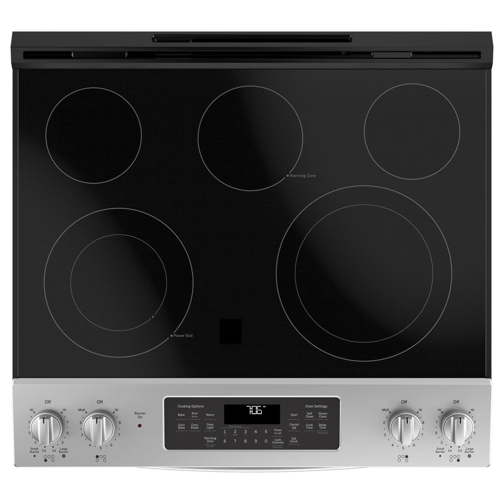 GE Appliances JS760SLSS 30" SlideIn Electric Convection Range