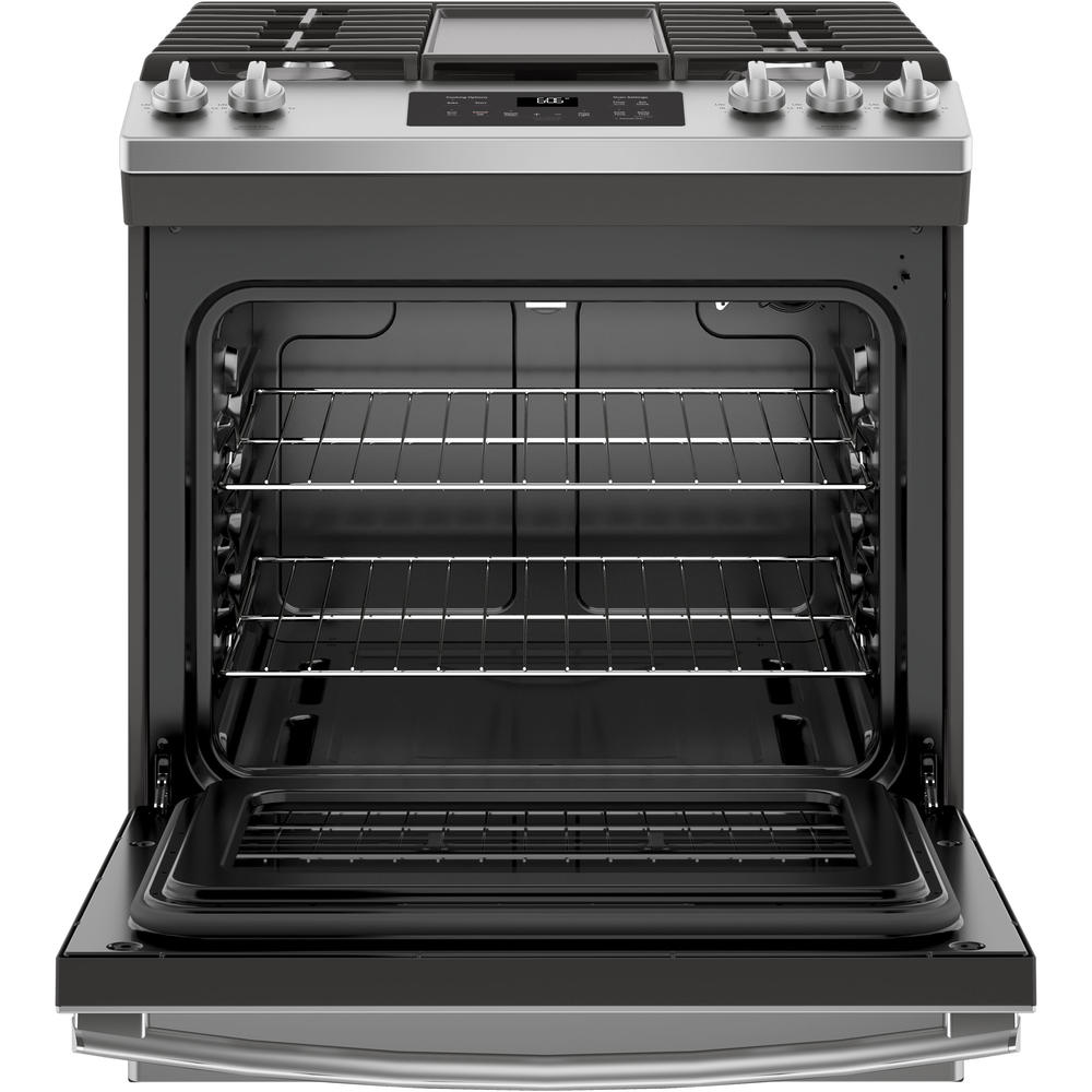 GE Appliances JGSS66SELSS 30" SlideIn Front Control Gas Range