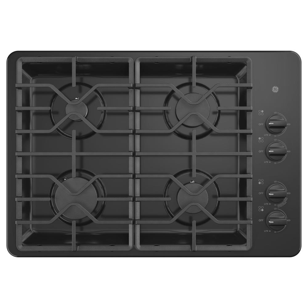 GE Appliances JGP3030DLBB 30" BuiltIn Gas Cooktop Black