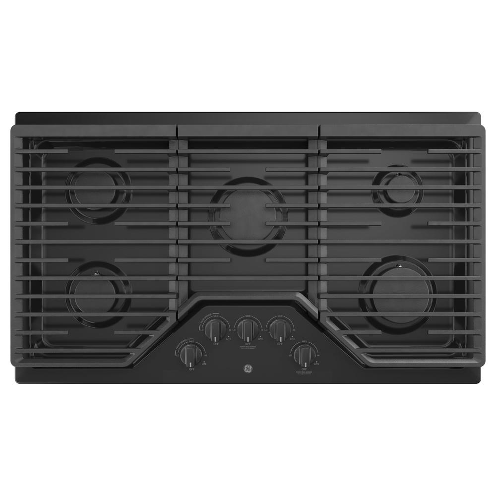 GE Appliances JGP5036DLBB  36" Built-In Gas Cooktop - Black