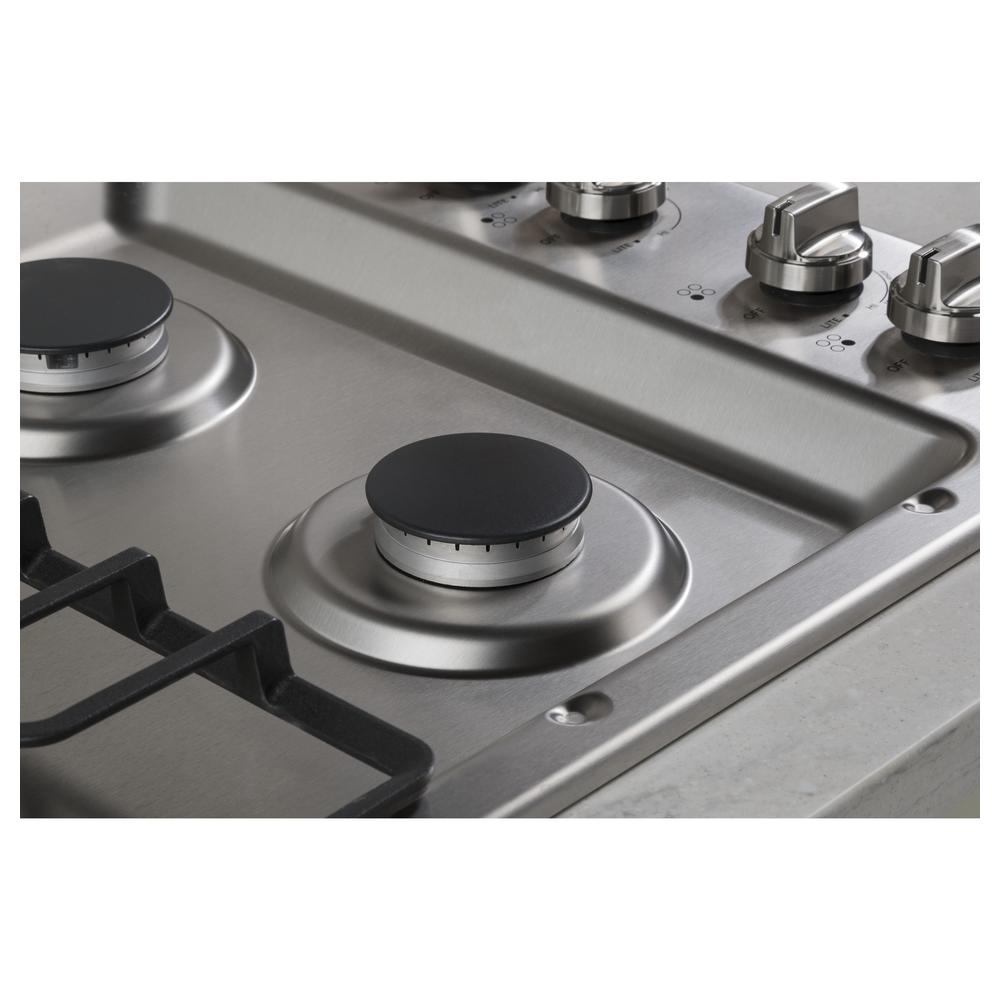 GE Appliances JGP3030SLSS 30" BuiltIn Gas Cooktop Stainless Steel