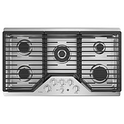 GE Appliances PGP9036SLSS 36" Built-In Gas Cooktop - Stainless Steel