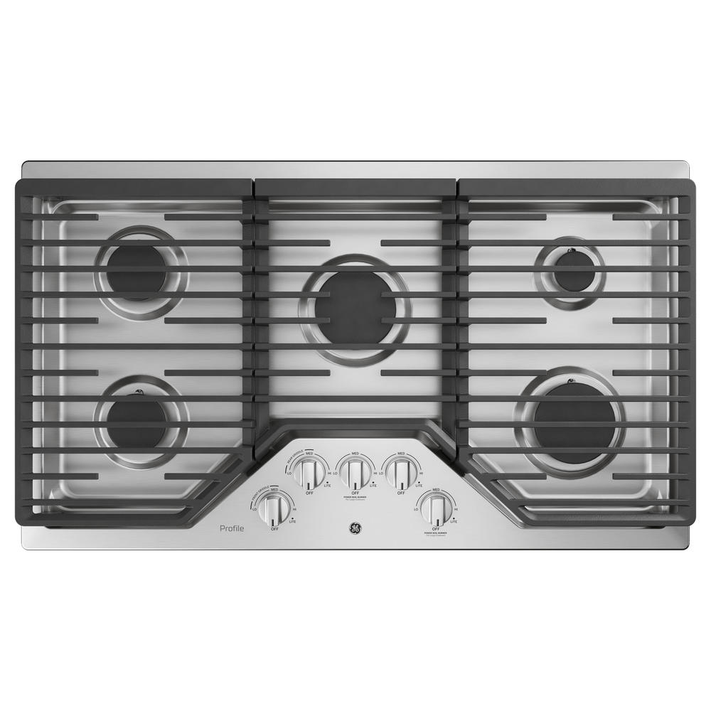 GE Appliances PGP7036SLSS 36" Built-In Gas Cooktop - Stainless Steel