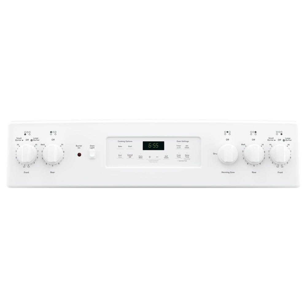 GE Appliances JB655DKWW 30" Freestanding Electric Range White