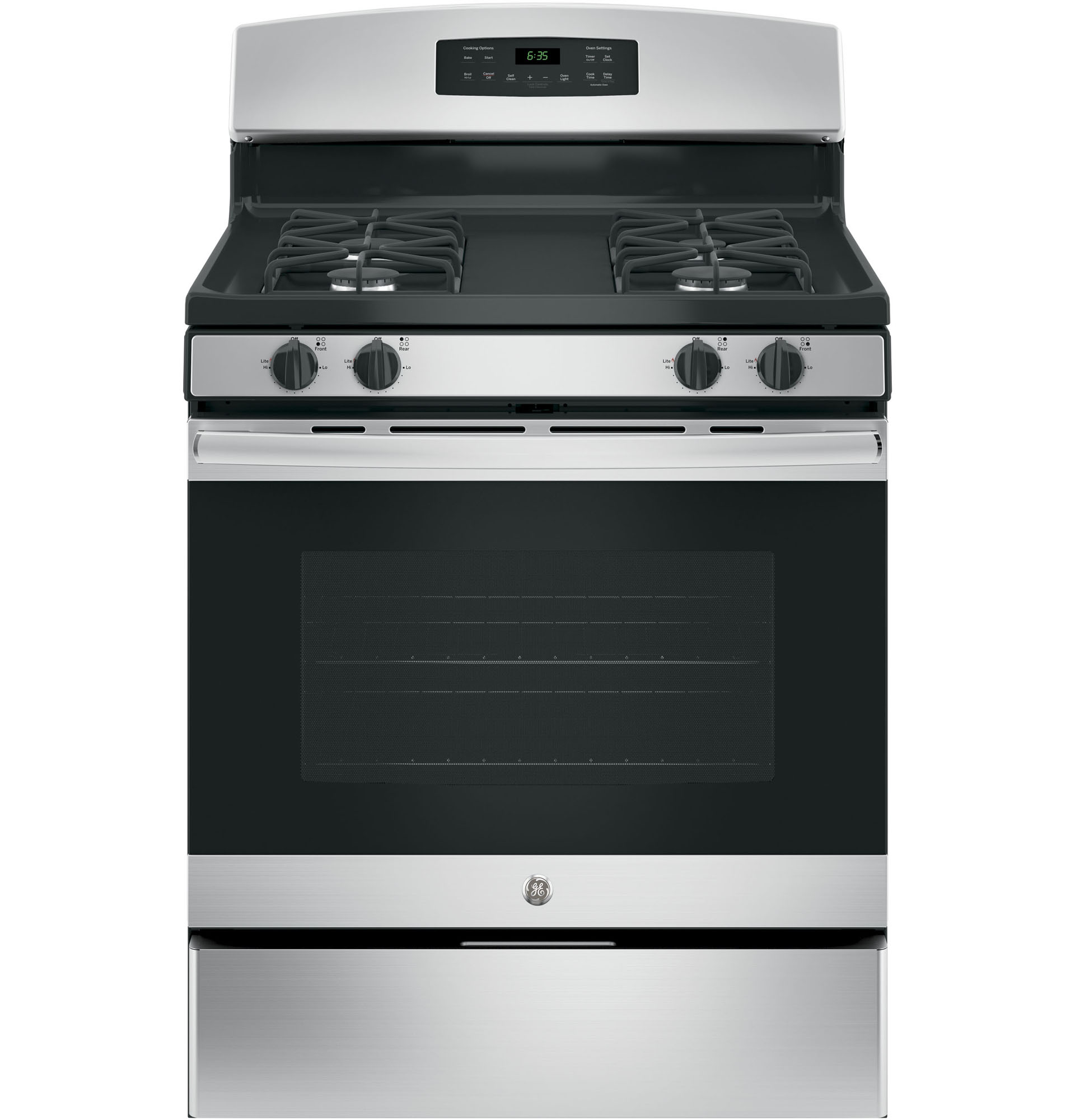 GE Appliances JGB635REKSS 30" Freestanding Gas Range Stainless Steel