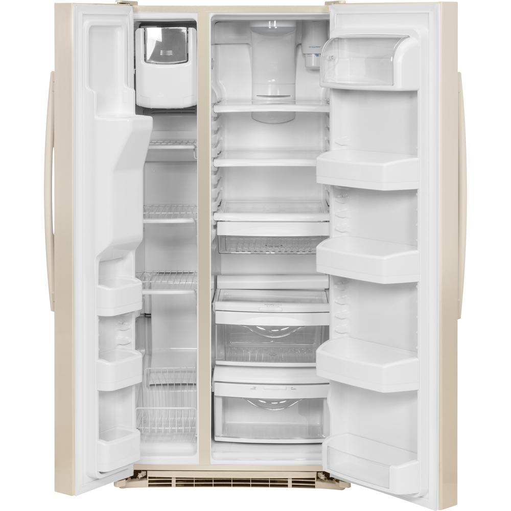 GE Appliances GSE23GGKCC 23.2 cu. ft. SidebySide Refrigerator Beige