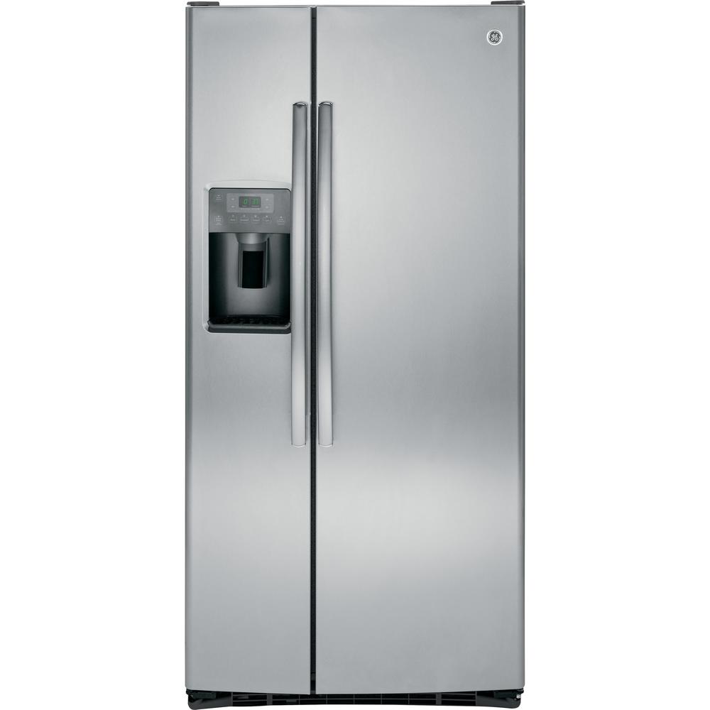 GE Appliances GSE23GSKSS 23.2 cu. ft. Side-By-Side Refrigerator - Stainless Steel