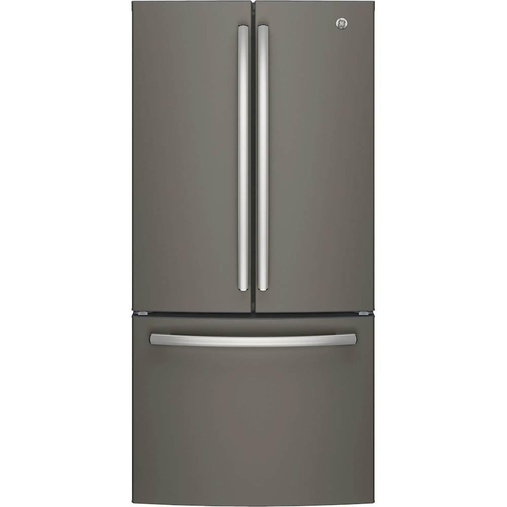 GE Appliances GWE19JMLES 18.6 cu. ft. Counter-Depth French Door Refrigerator - Slate
