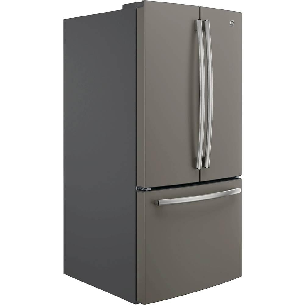 GE Appliances GWE19JMLES 18.6 cu. ft. Counter-Depth French Door Refrigerator - Slate