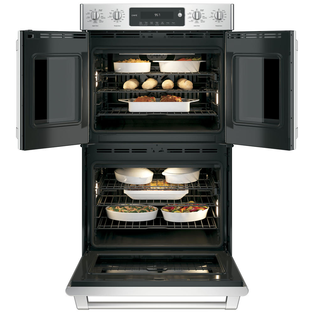 GE Cafe CT9570SLSS 30" Built-In Double Wall Oven with Convection - Stainless Steel