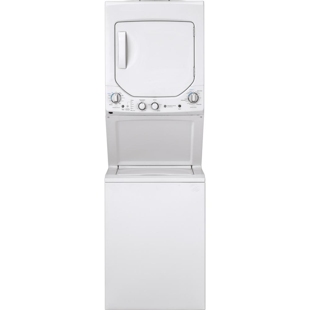 GE Appliances GUD24ESSMWW Unitized Spacemaker® 2.3 cu. ft. Washer & 4.4 cu. ft. Dryer - White