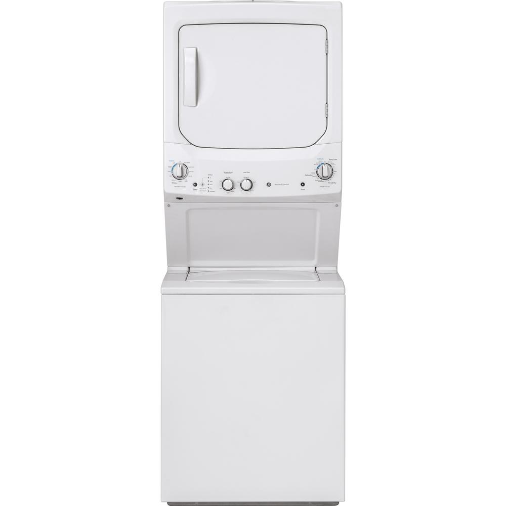 GE Appliances GUV27ESSMWW Unitized Spacemaker® 3.8 cu. ft. Washer & 5.9 cu. ft. Dryer