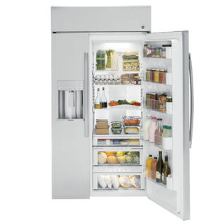 GE Profile Series PSB48YSKSS 28.7 cu. ft. Built-in Side-by ...