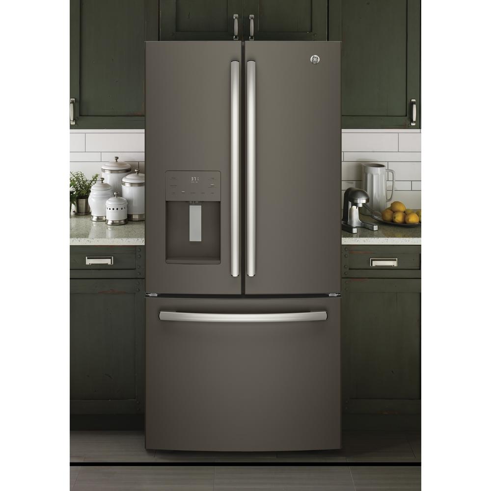 GE Appliances GFE24JMKES 23.8 cu. ft. French Door Refrigerator - Slate
