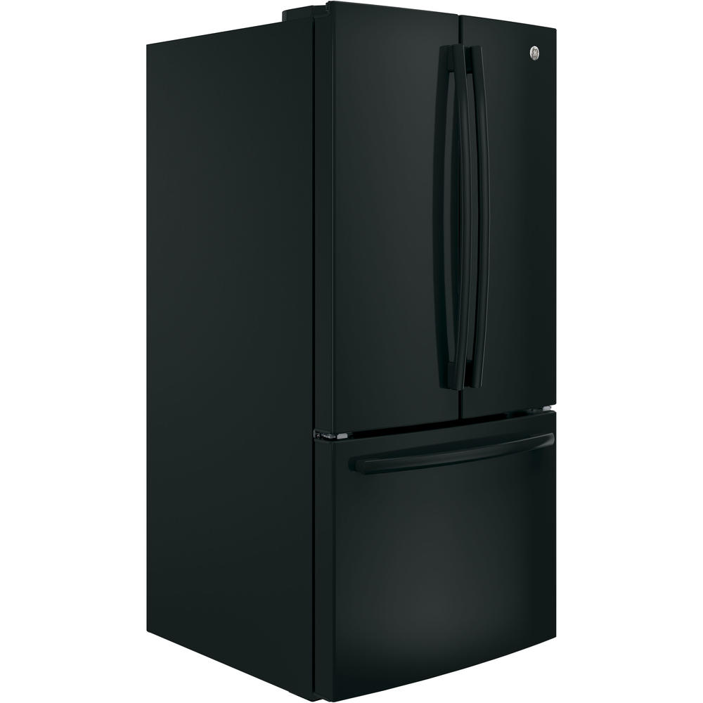 GE Appliances GNE25JGKBB 24.8 cu. ft. French Door Refrigerator Black