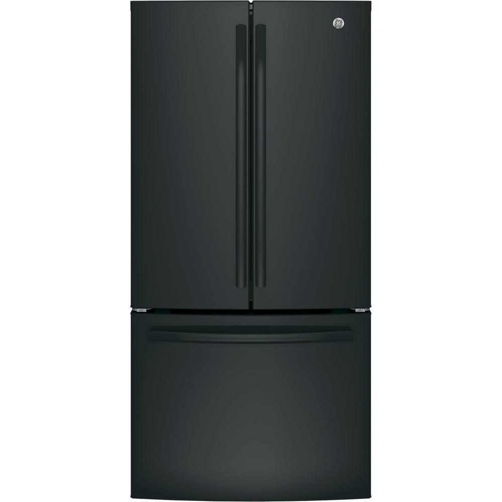 GE Appliances GNE25JGKBB 24.8 cu. ft. French Door Refrigerator - Black
