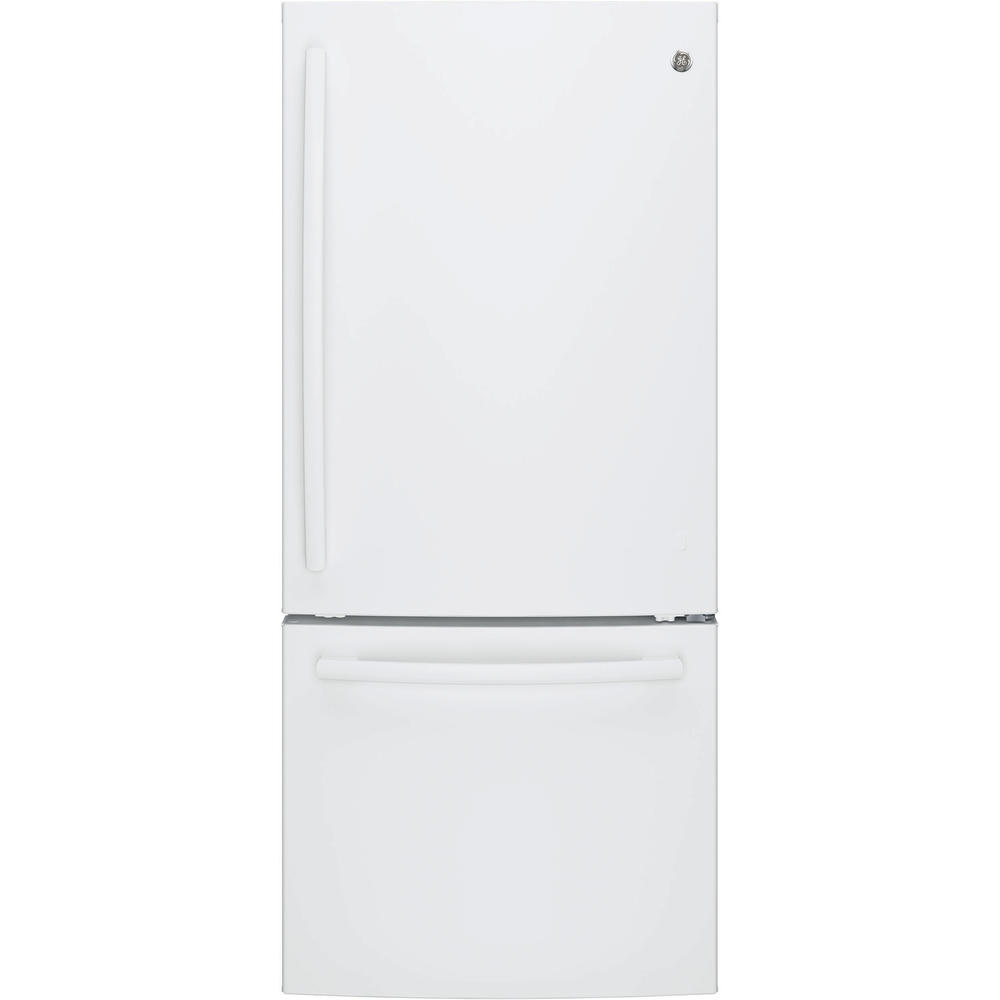 GE Appliances GDE21EGKWW 20.9 cu. ft. Single Door Bottom Freezer