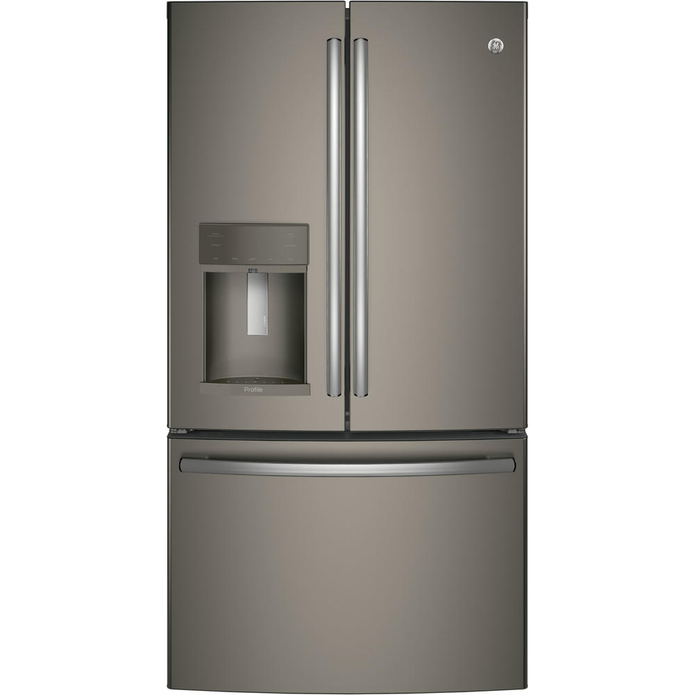 GE Profile Series PYE22KMKES 22.2 cu. ft. French Door Bottom-Freezer Refrigerator - Slate