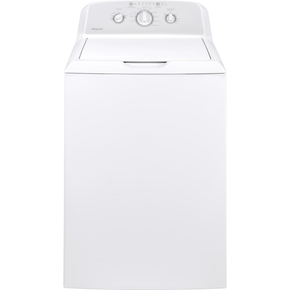 Hotpoint HTW240ASKWS 3.8 cu. ft. Washer with Stainless Steel Basket - White