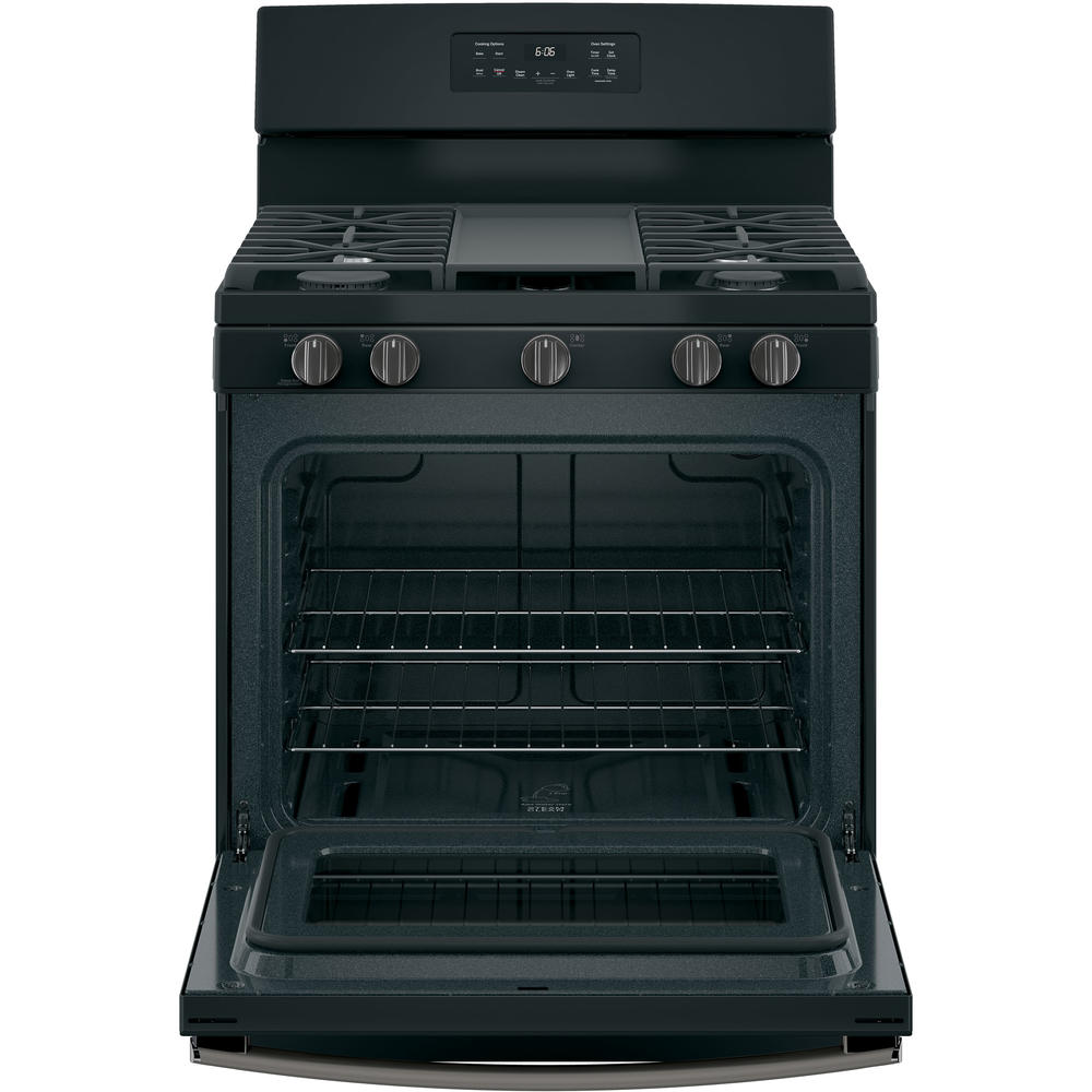GE Appliances JGBS66FEKDS 30" Freestanding Gas Range Black Slate