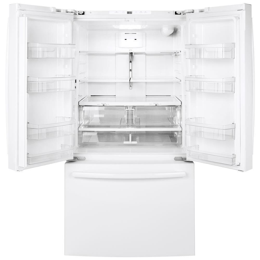 GE Appliances GNE27JGMWW 27 cu. ft. French Door Refrigerator - White