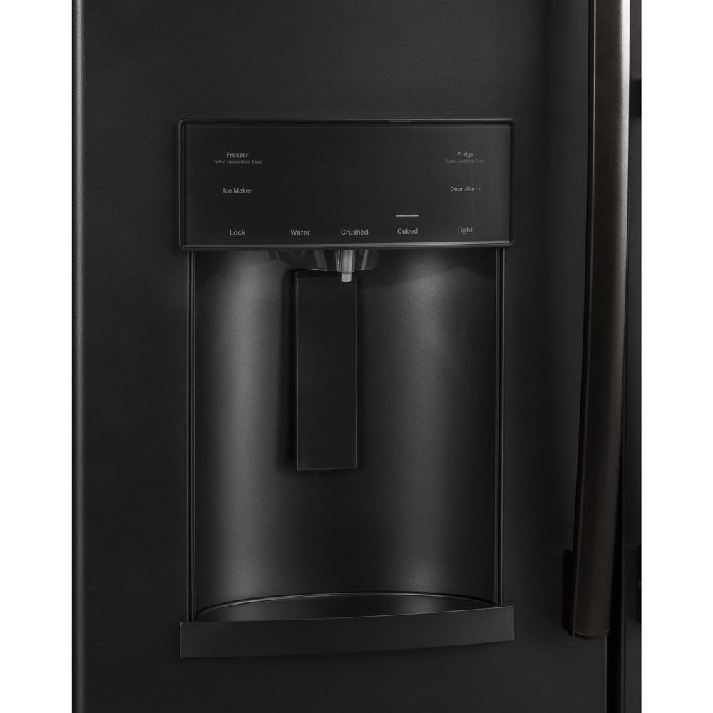 GE Appliances GFE28GELDS 27.8 cu. ft. French Door Refrigerator Black