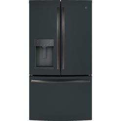 GE Appliances GFE28GELDS 27.8 cu. ft. French Door Refrigerator - Black Slate