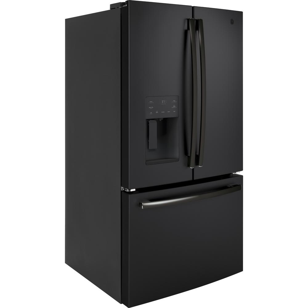 GE Appliances GFE26JEMDS 25.5 cu. ft. French Door Refrigerator Black