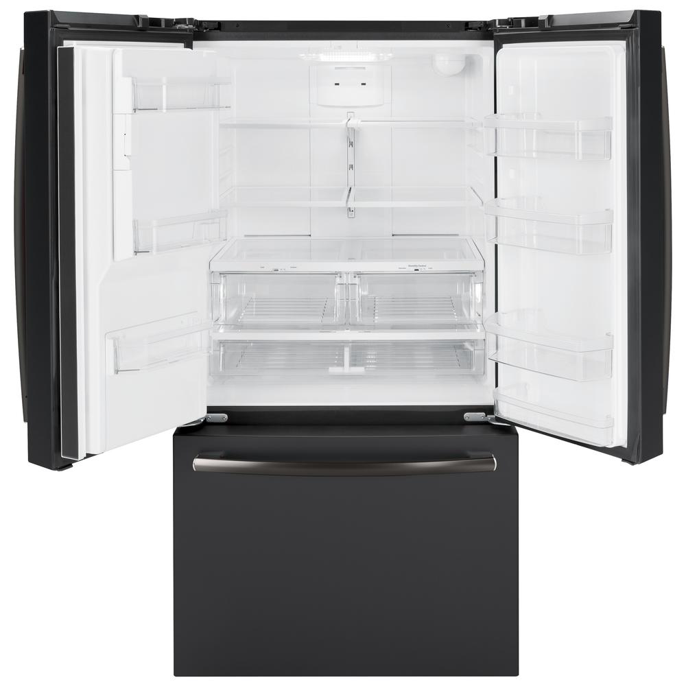GE Appliances GFE26JEMDS 25.5 cu. ft. French Door Refrigerator Black