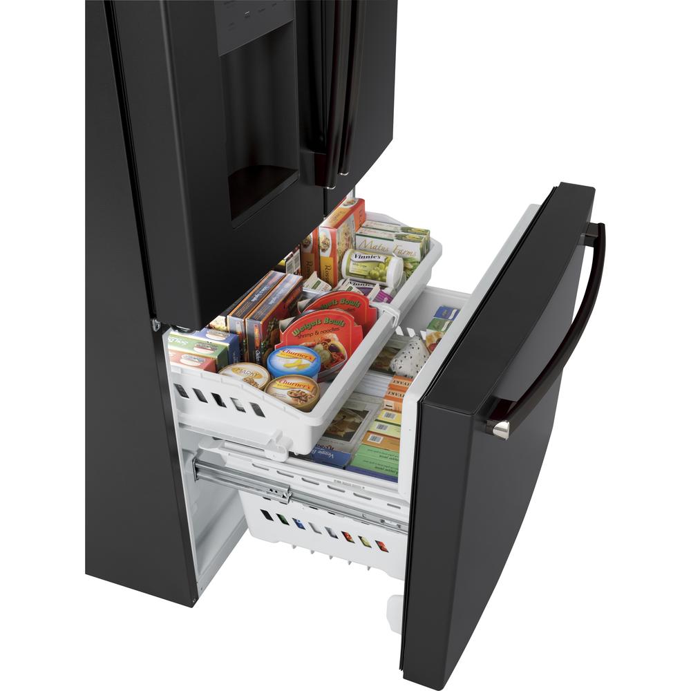 GE Appliances GFE26JEMDS 25.5 cu. ft. French Door Refrigerator Black