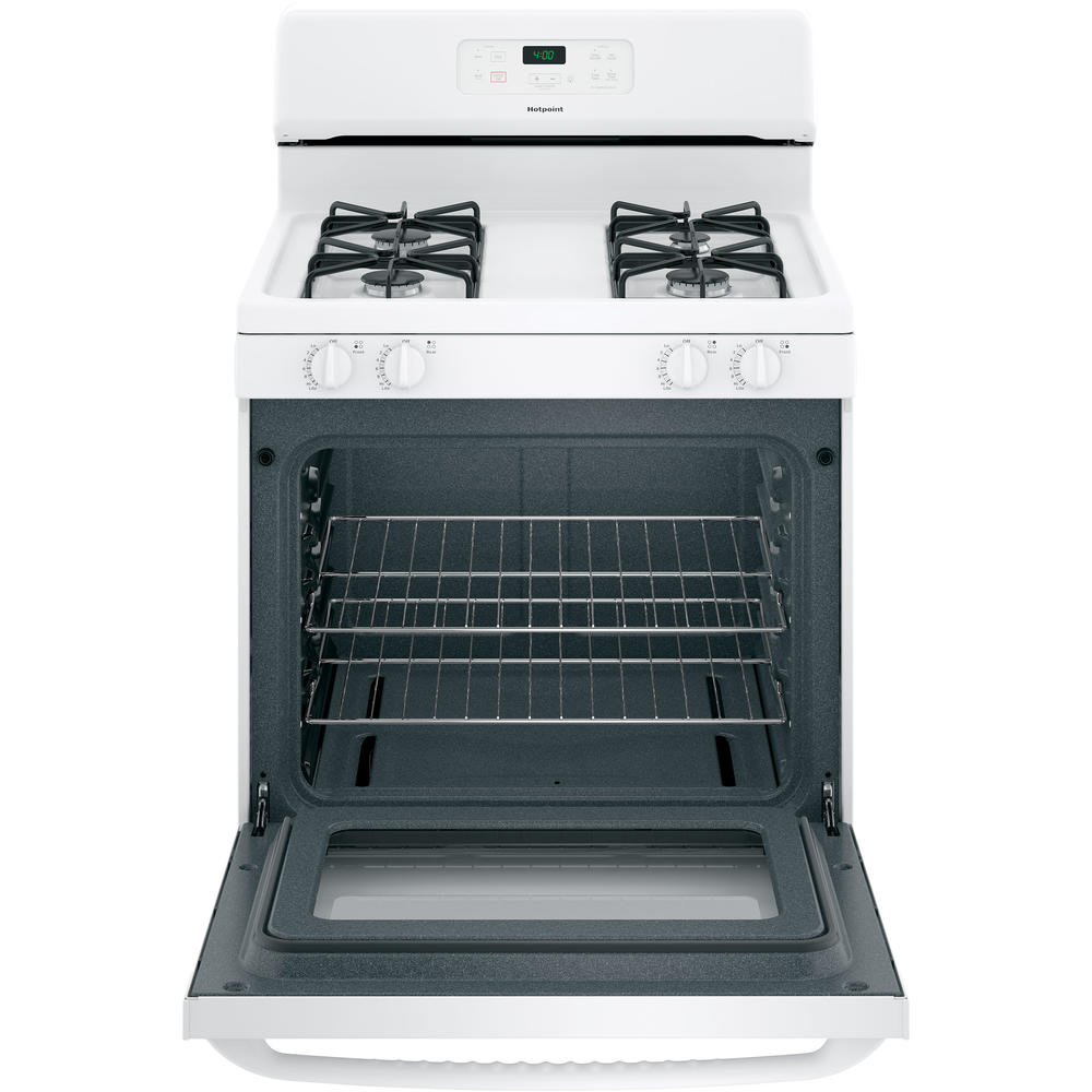 Hotpoint RGBS400DMWW 30" Free-Standing Gas Range - White
