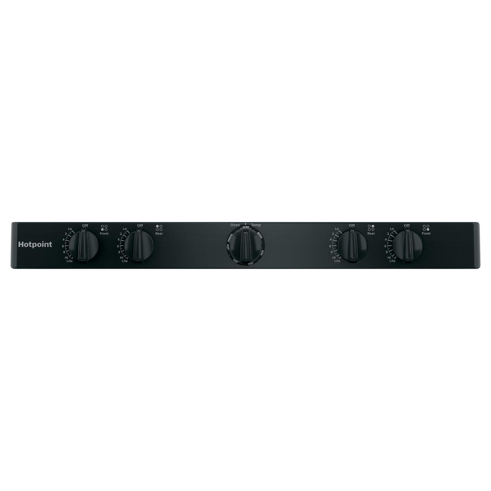 Hotpoint RGBS300DMBB 30" Free-Standing Gas Range - Black