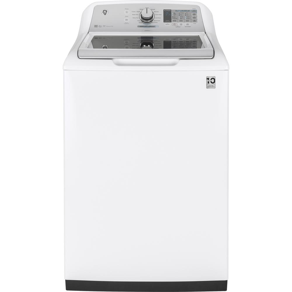 GE Appliances GTW755CSMWS 4.9 cu. ft.  Washer with Stainless Steel Basket - White