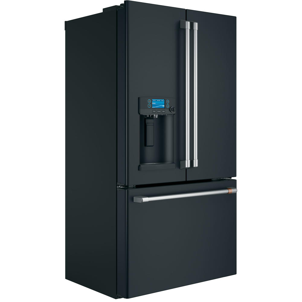 GE Cafe CYE22TP3MD1 22.2 cu. ft. Counter-Depth French Door Refrigerator w/ Hot Water Dispenser Black