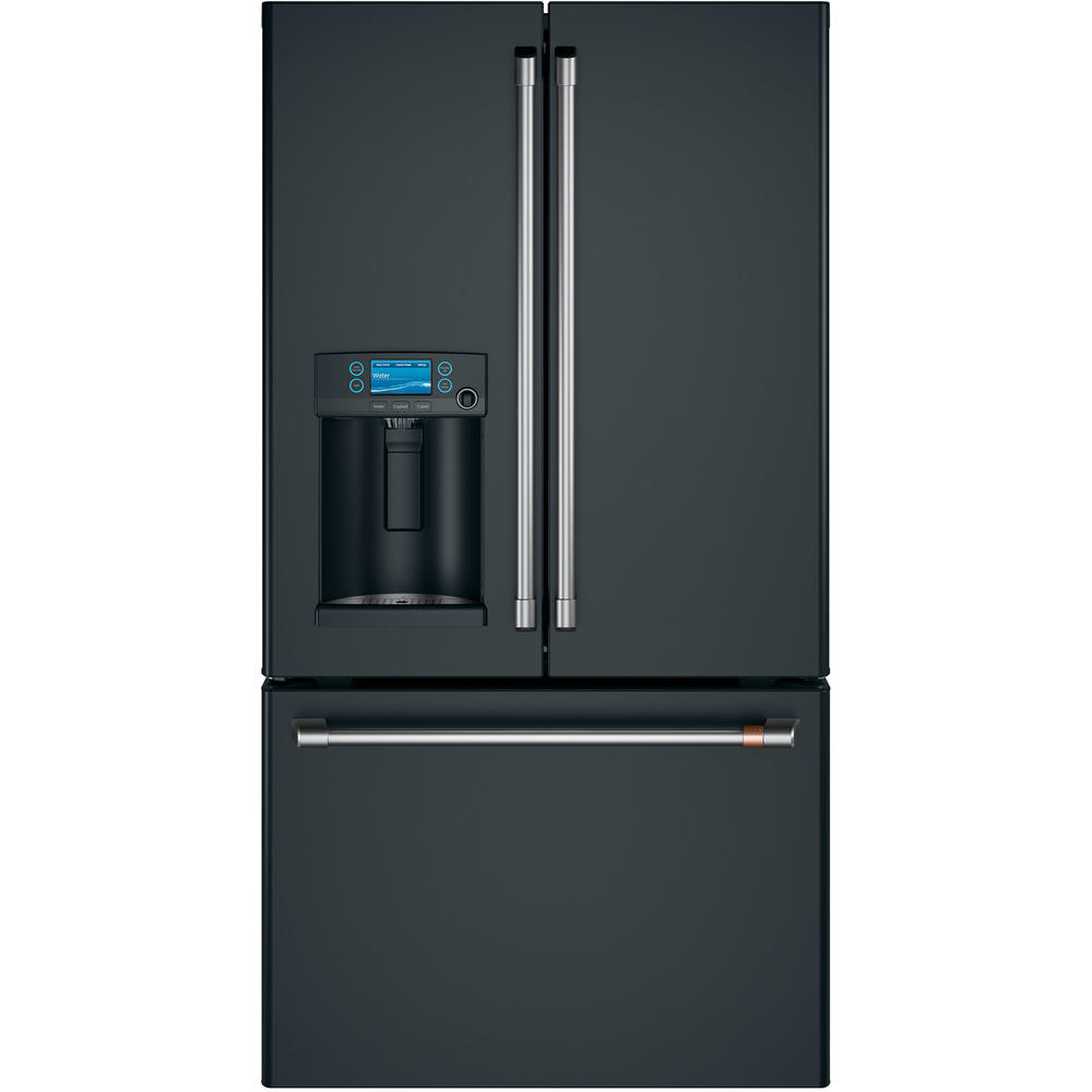 GE Cafe CYE22TP3MD1 22.2 cu. ft. Counter-Depth French Door Refrigerator w/ Hot Water Dispenser Black
