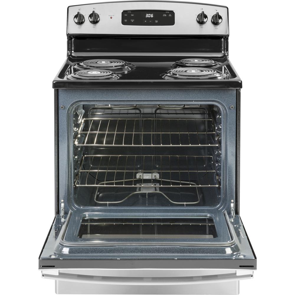GE Appliances JBS360RMSS 30" FreeStanding Electric Range Stainless Steel